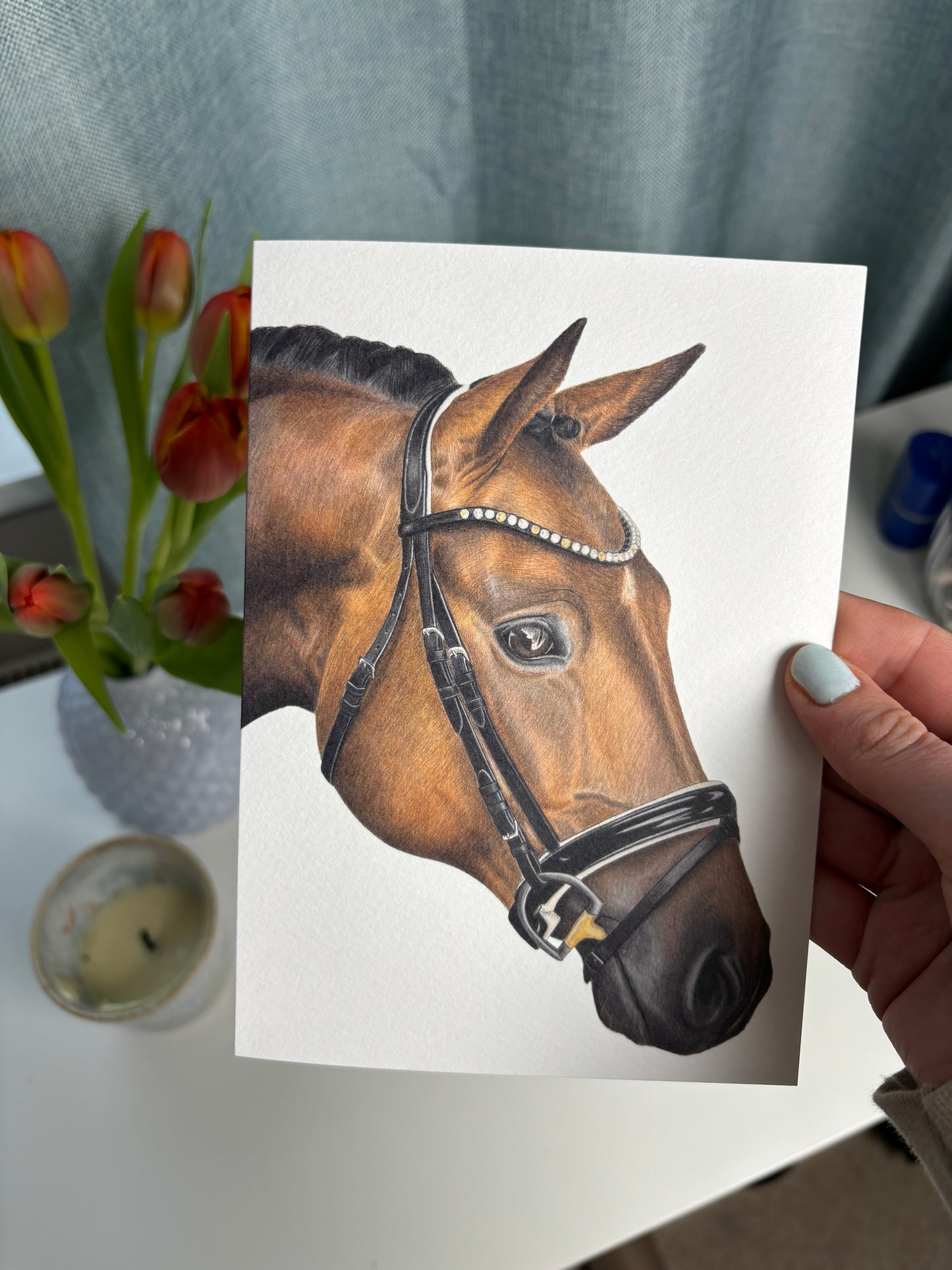 Greeting Card - Horse