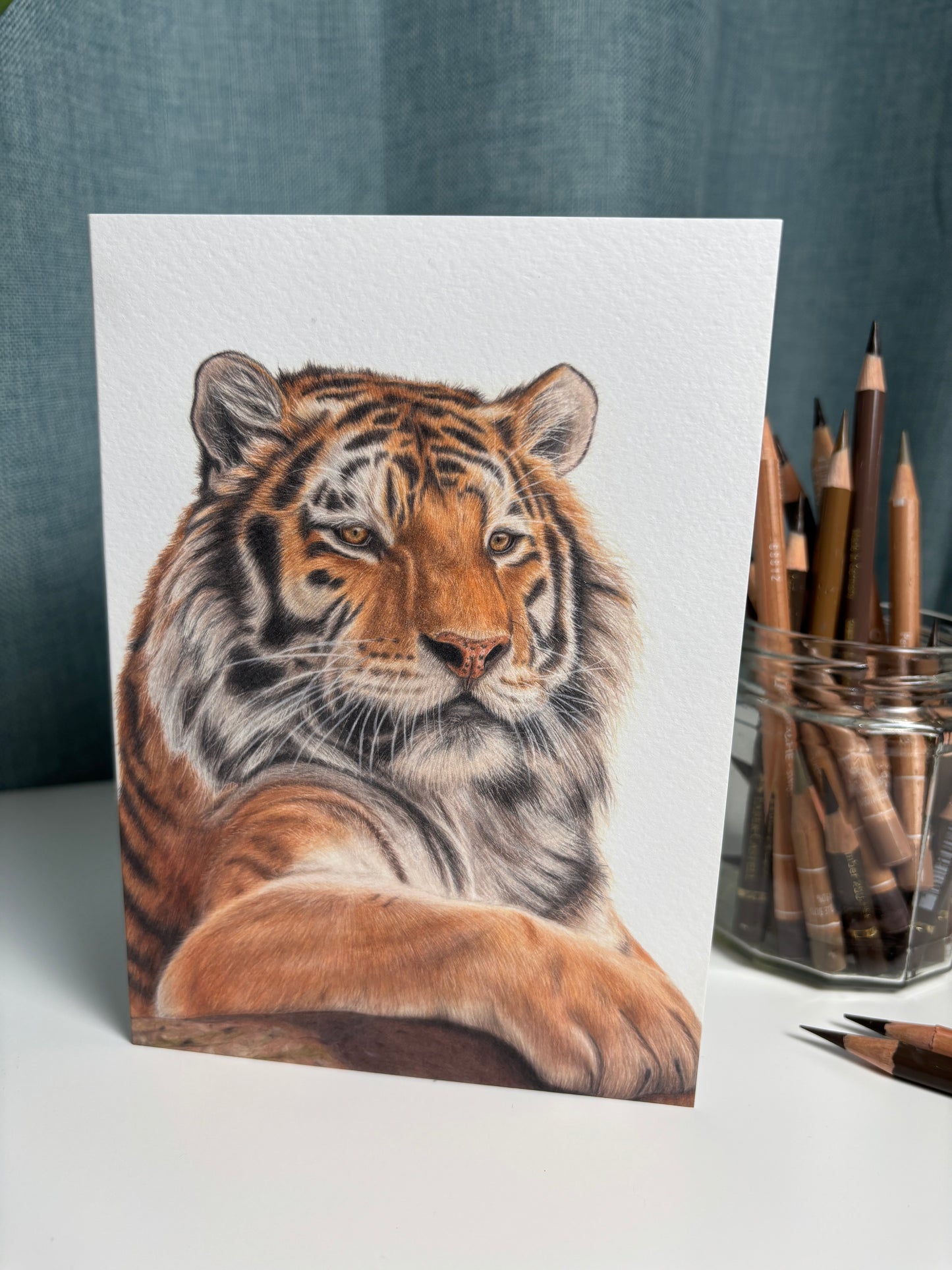 Greeting Card - Tiger