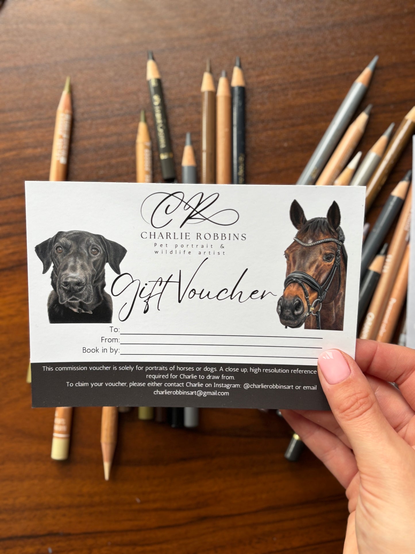 Bespoke Pet Portrait Gift Voucher