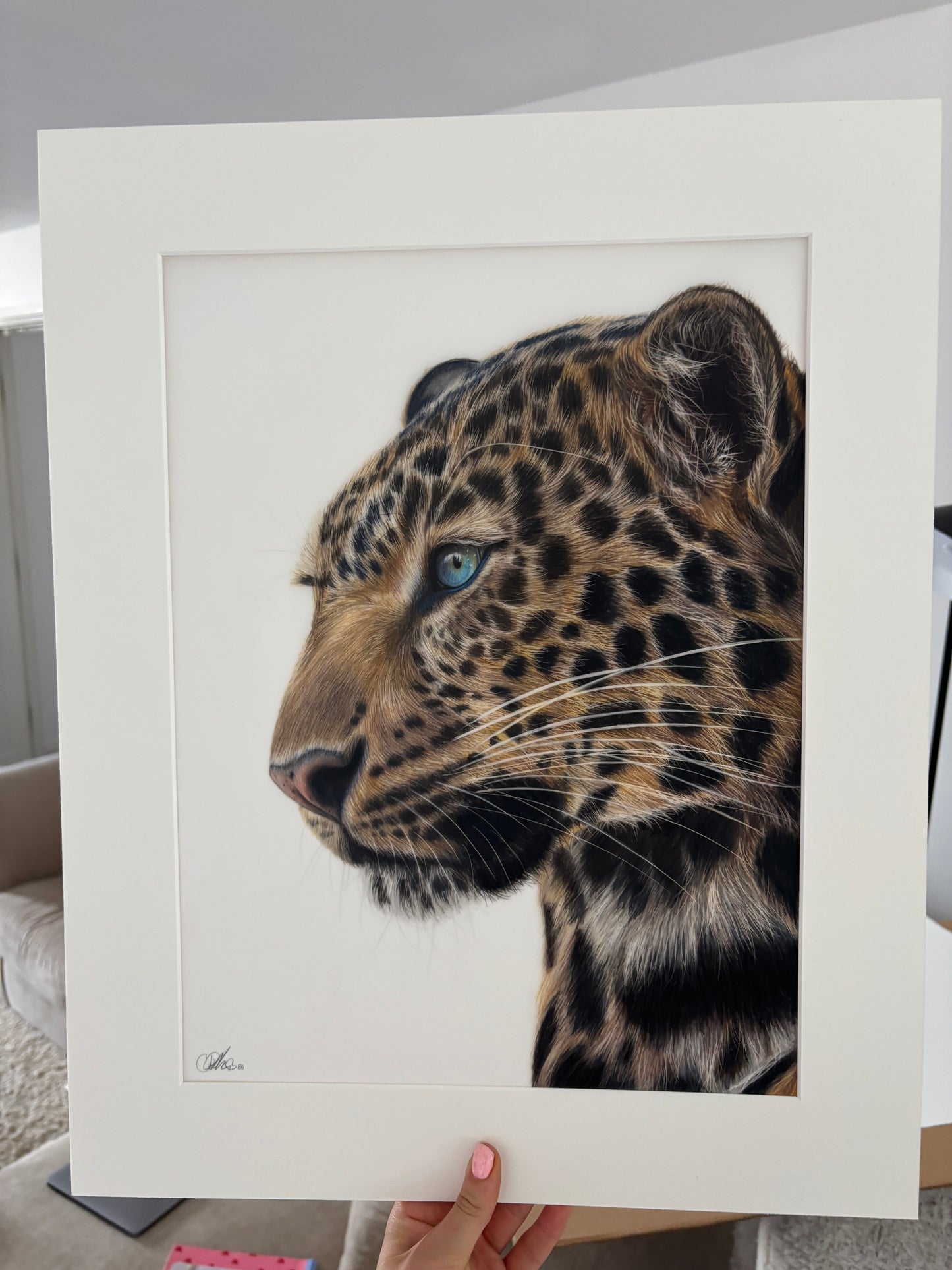 ORIGINAL Leopard Drawing